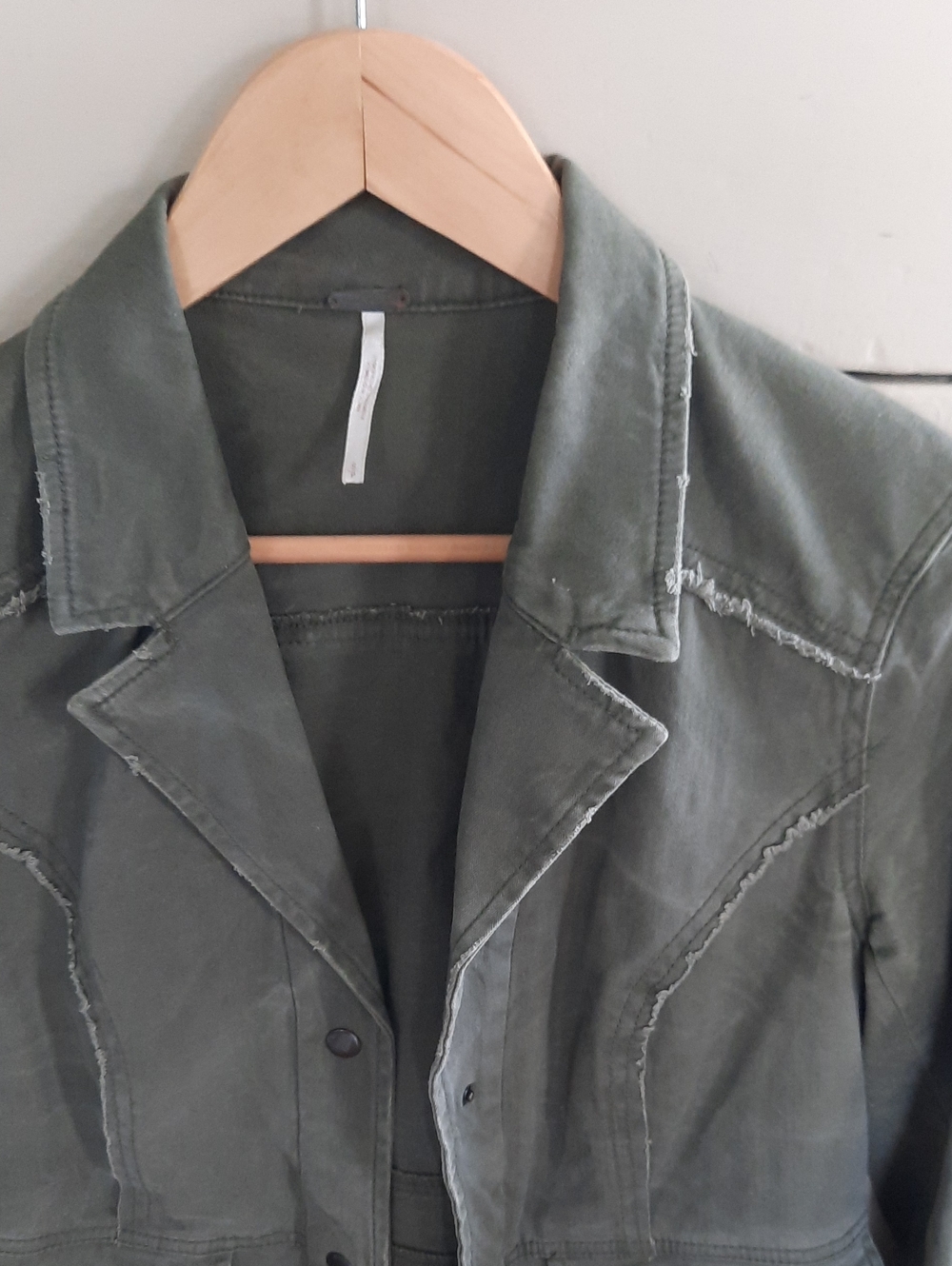 Free People Olive Green Women's Utility Jacket